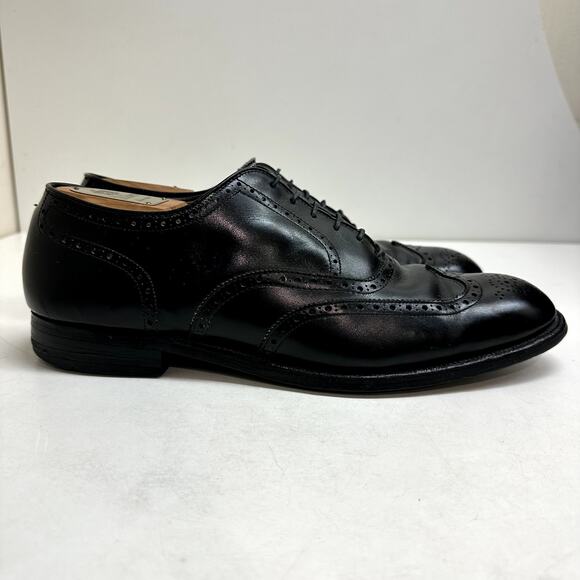 VERY GOOD Alden x Woodhouse Lynch 926 Black Calfskin Wing Tip Bal Oxford 9.5 A/C main image 5